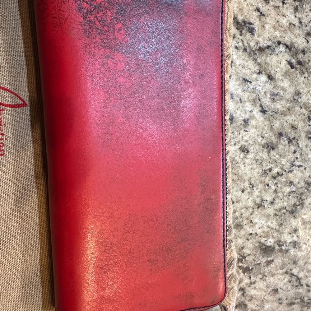 Christian Louboutin Signature Red Wallet - Picture 5 of 11